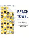 Ultimate Beach Essential: Large Super Absorbent Beach Towel for Summer Fun