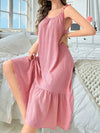 Mint Green Spaghetti Strap Night Dress for Women - Comfortable and Stylish Sleepwear