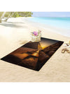 Picturesque Pyramid Sunset Microfiber Beach Towel: A Perfect Summer Essential