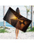 Picturesque Pyramid Sunset Microfiber Beach Towel: A Perfect Summer Essential