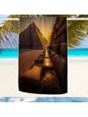 Picturesque Pyramid Sunset Microfiber Beach Towel: A Perfect Summer Essential