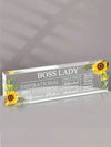 Empowering Acrylic Quote Desk Decoration: A Unique Gift for Female Business Leaders