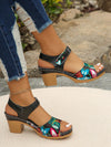 2024 Summer Chic: High Heel Sandals with Floral Decoration