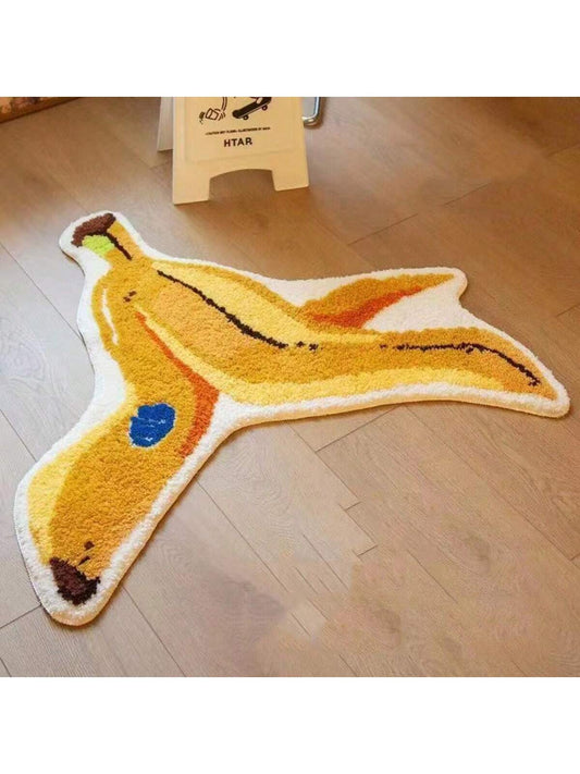This Modern Style Banana Patterned Decorative Carpet Rug is a soft and water absorbent addition to any room. With its anti-slip design, it provides both style and safety. Made with high-quality materials, it offers durability and comfort in one versatile piece. Transform your space with this elegant and functional rug.