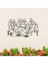 Minimalist Metal Wall Art: Jesus and Apostles - Christian Home Decor