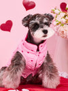 Love Your Pup in Style: Valentine's Day Heart Pattern Pet Jacket