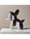 Elegant Electroplated Balloon Dog Resin Ornament for Modern Living Spaces