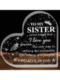 This Shimmering Heart Acrylic Plaque is the <a href=