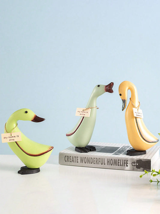 Upgrade your <a href="https://canaryhouze.com/collections/ornaments" target="_blank" rel="noopener">home decor</a> with our Chic Wooden Ducks Trio. This elegant set adds a touch of sophistication to any room and is the ideal wedding gift. Handcrafted from high-quality wood, these ducks are the perfect blend of style and durability. Enhance your living space and create a lasting impression with our exquisite trio.
