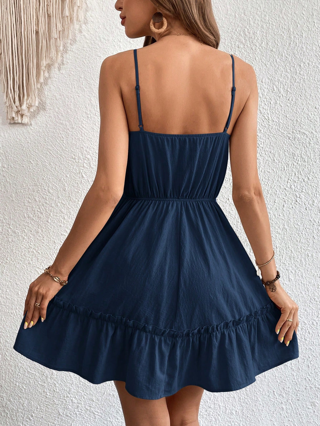 Escape to paradise in the Pure Bliss Strappy Dress—your new vacation essential! This breezy beauty features delicate straps and a flattering silhouette that's perfect for beach days, tropical getaways, and sunset dinners. The lightweight fabric keeps you cool and comfortable while you soak up the sun, and the versatile style transitions effortlessly from day to night. 