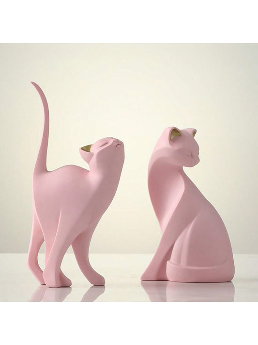 Elevate your <a href="https://canaryhouze.com/collections/ornaments" target="_blank" rel="noopener">decor</a> with our Adorable Pink Cat Decoration. The charming design is sure to bring a delightful touch to any room. Crafted with fine detail, this cute and lovable cat is a must-have addition for cat lovers and those seeking a unique accent for their space.