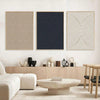 Minimalist Line Wall Art Canvas Painting Set - Enhance Your Living Spaces with Modern Abstract Decor