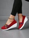 These Chunky Weave Wedge <a href="https://canaryhouze.com/collections/women-canvas-shoes" target="_blank" rel="noopener">Sneakers</a> combine style and comfort for a casual yet fashionable shoe. The chunky weave design adds a unique touch, while the wedge sole provides added support for all-day wear. Perfect for any casual occasion, these sneakers are a must-have for any shoe collection.