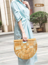 Natural Weave Bamboo Beach Tote: The Perfect Summer Carry-All For Women