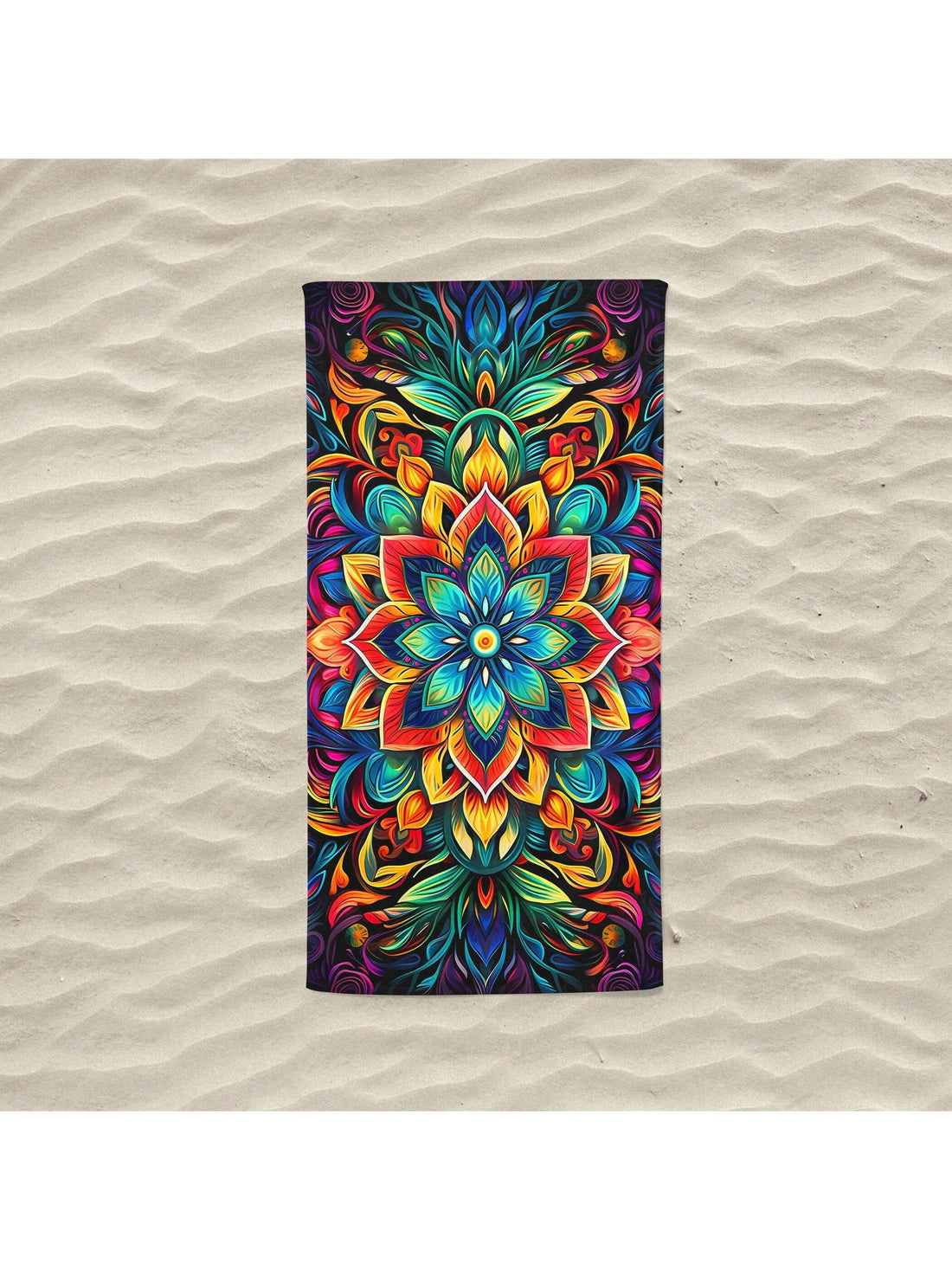 Stay safe from the sun with this Cartoon Prosperous Flower Microfiber <a href="https://canaryhouze.com/collections/towels?sort_by=created-descending" target="_blank" rel="noopener">Beach Towel</a>. Made from microfiber, it offers excellent sun protection while also being soft and absorbent. The playful cartoon design adds a touch of fun to your beach experience. A must-have for any beach trip.