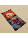 Skull Patterned Beach Towel: Stay Dry and Stylish in the Sun