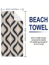 Super Absorbent Beach Towel: Essential Beach Accessory for Kids, Men, Women, Girls, and Boys - Perfect for Parties, Traveling, and Camping - Holiday Gift Idea