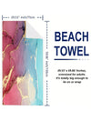 Super Absorbent Beach Towel: Essential Beach Accessory for Kids, Men, Women, Girls, and Boys - Perfect for Parties, Traveling, and Camping - Holiday Gift Idea