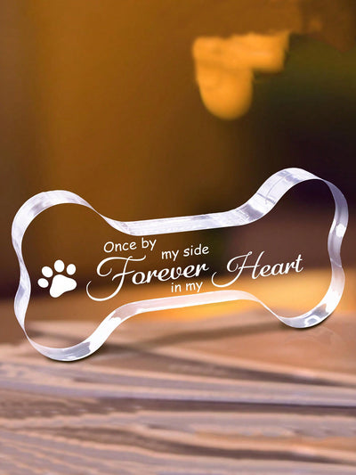 Pawprints in our Hearts: Dog Memorial Plaque for Pet Owners
