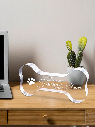 Pawprints in our Hearts: Dog Memorial Plaque for Pet Owners