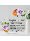 Celebrate the unbreakable bond between a mother and daughter-in-law with this heartfelt Mother's Day acrylic gift. Designed with the words "Brave, Strong, Smart, Loved", it honors the strength and love of a mother. Show your appreciation with this <a href="https://canaryhouze.com/collections/acrylic-plaque" target="_blank" rel="noopener">special gift</a> that will bring tears of joy to her eyes.