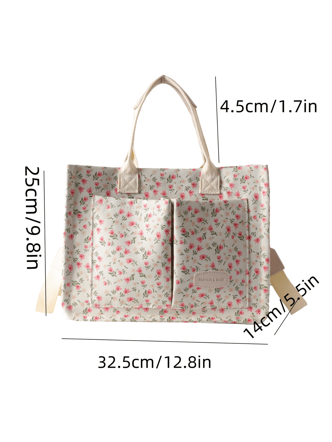 This Simply Sweet Floral Polka Dot Tote is the perfect accessory for work, school, or weekend getaways. With its vibrant floral and polka dot design, it adds a touch of style to any outfit. Made with durable materials, this tote can withstand the daily grind and provide ample storage space for all your essentials. Stay organized and fashionable with this versatile tote.