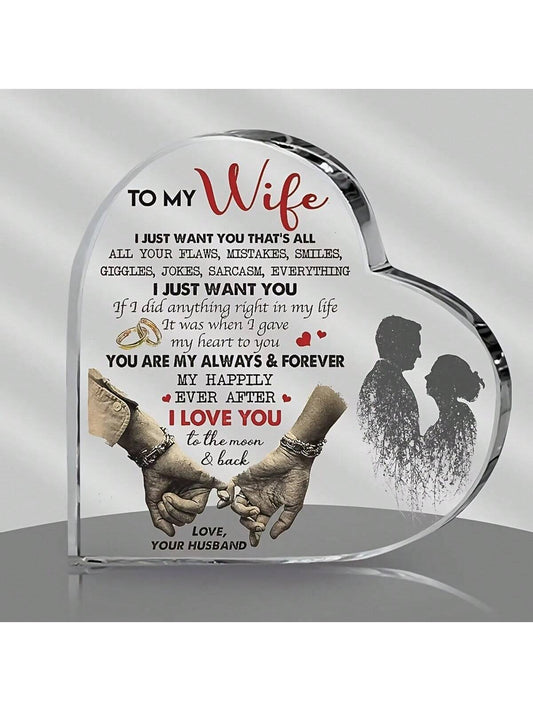 Add a touch of elegance to your home with our Romantic <a href="https://canaryhouze.com/collections/acrylic-plaque" target="_blank" rel="noopener">Acrylic Plaque</a>. This beautifully crafted decoration is the perfect way to show your love and appreciation for your significant other. Its high-quality acrylic material provides a sophisticated and long-lasting addition to any room. Makes for a thoughtful and memorable gift for any special occasion.