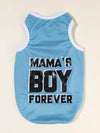 Mama's Boy Forever Pet Tank in Peach Red