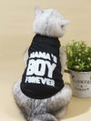 Mama's Boy Forever Pet Tank in Peach Red