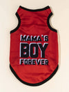 Mama's Boy Forever Pet Tank in Peach Red