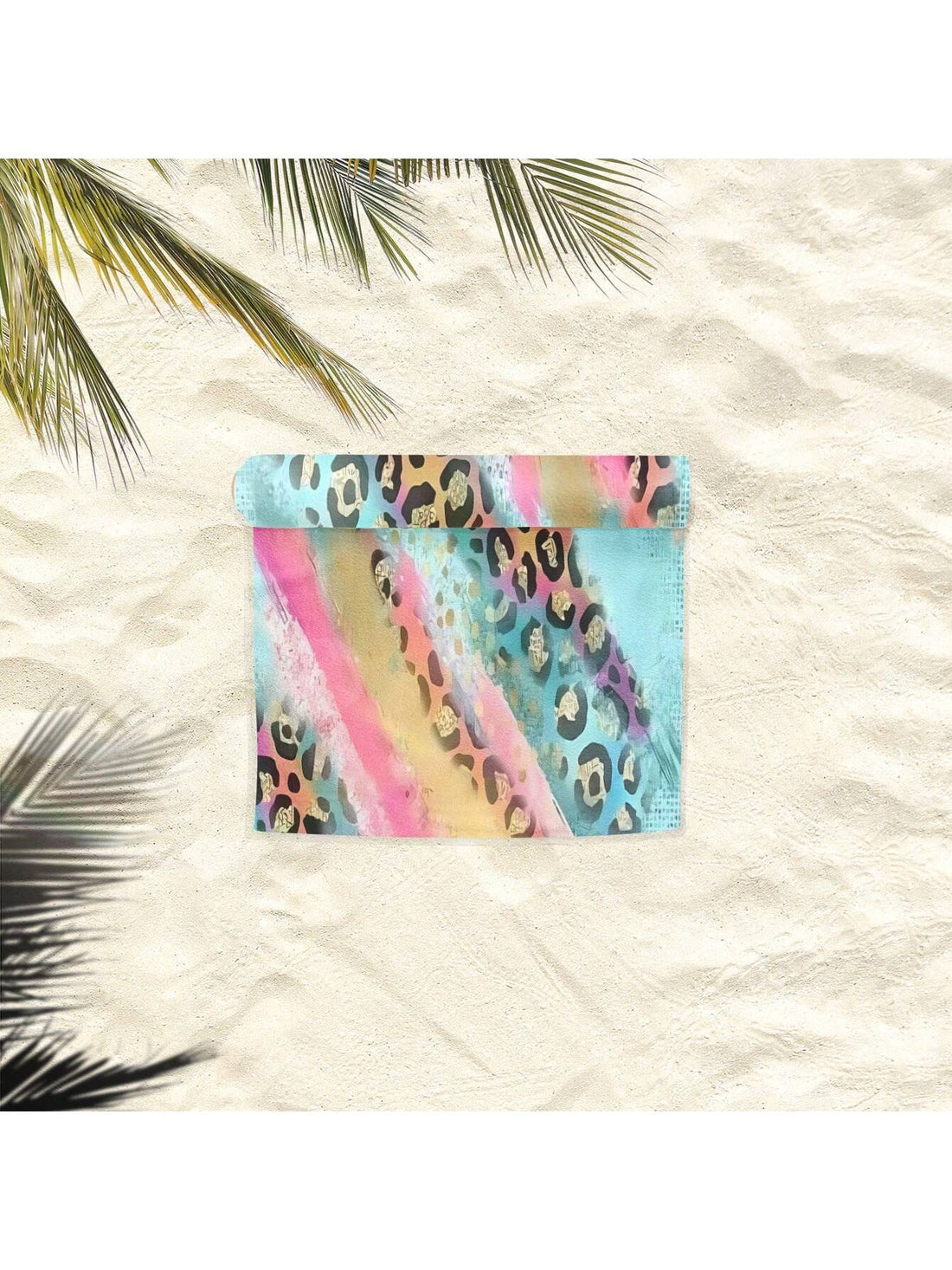 Protect your skin from harmful UV rays and stay dry with our Colorful Microfiber <a href="https://canaryhouze.com/collections/towels?sort_by=created-descending" target="_blank" rel="noopener">Beach Towel.</a> The vibrant Rainbow Leopard Print adds a touch of style to your outdoor adventures, while the microfiber material guarantees quick absorption. Ideal for any outdoor activity, our towel is the perfect companion for all your beach days.