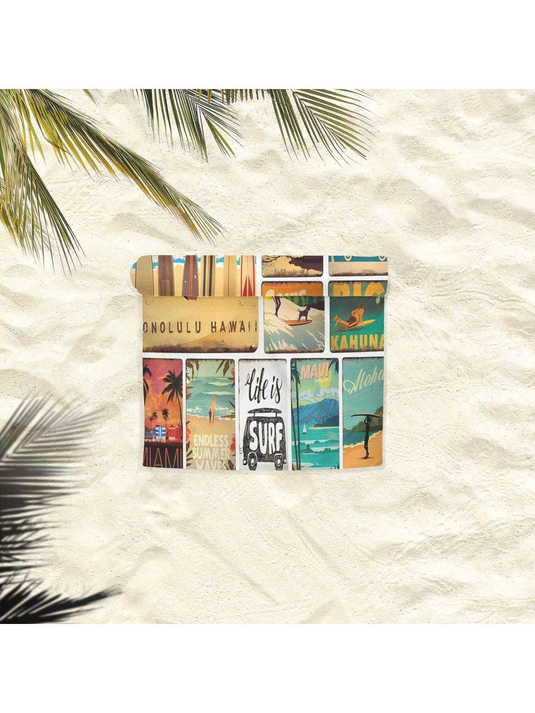 This 1pc Cartoon Print Square <a href="https://canaryhouze.com/collections/towels?sort_by=created-descending" target="_blank" rel="noopener">Beach Towel</a> is made of soft and absorbent fiber, providing excellent water absorption and sun protection. Perfect for outdoor use, this towel is suitable for both men and women. Enjoy a comfortable and protected day at the beach with this must-have accessory.