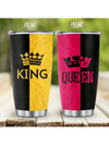 Royalty Inspired: 20oz Insulated Travel Mug for Couples