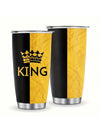 Royalty Inspired: 20oz Insulated Travel Mug for Couples