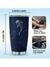 Whale Shark Wonder: 20oz Starry Ocean Theme Mug - Insulated Drinkware for Coffee Lovers - Perfect Gift for Family and Friends