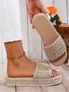 Beige Woven Detail Sandals: The Perfect Blend of Style and Comfort