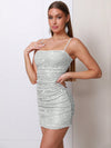 Sparkling Nights Sequin Mini Dress with Adjustable Straps