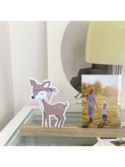 Animal Shape Desk Photo Frame: Perfect Rustic Family Display for Valentine's Day, Wedding & Birthday Gifts