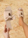 Fluttering in Style: Women's Butterfly Knot Sandals - Summer Soft Beach Flip-Flops