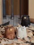 This adorable hand-carved wooden bear tabletop decoration <a href=