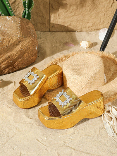 2024 Spring/Summer New Arrival: Women's Wedge Heel Thick Platform Sandals