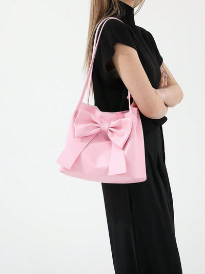 Chic Bow Knot Bucket Bag: The Must-Have Accessory for Fashionistas This Spring and Summer