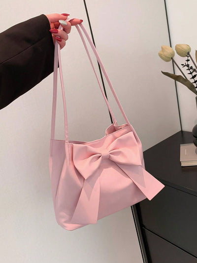 Chic Bow Knot Bucket Bag: The Must-Have Accessory for Fashionistas This Spring and Summer