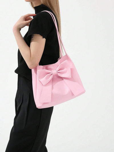 Chic Bow Knot Bucket Bag: The Must-Have Accessory for Fashionistas This Spring and Summer