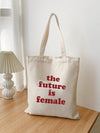 Redefine Your Style: The Future Letters Canvas Tote Bag for Women