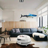 Large Shark Shape Iron Art Decoration: Unique Indoor/Outdoor Wall Decor