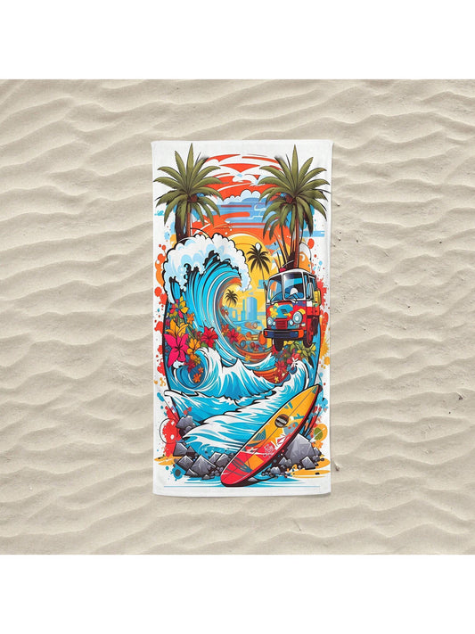 Stay protected and dry all summer long with the Surf City Microfiber <a href="https://canaryhouze.com/collections/towels" target="_blank" rel="noopener">Beach Towel</a>. Made from high-quality microfiber, it offers superior absorption and quick drying, perfect for all your beach adventures. Say goodbye to heavy and bulky towels, and hello to the lightweight and compact Surf City towel.