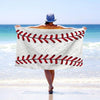 Ultra-Soft Sand-Free Baseball and American Football Printed Wrap Towel - Your Must-Have Gift for Travel, Vacation, and Sports