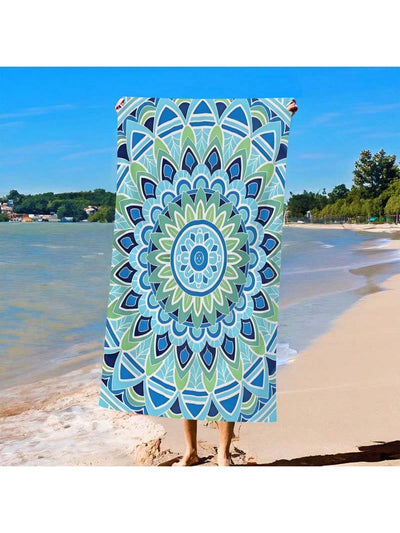 Bohemian Chic Microfiber Beach Towel: Your Ultimate Travel Essential