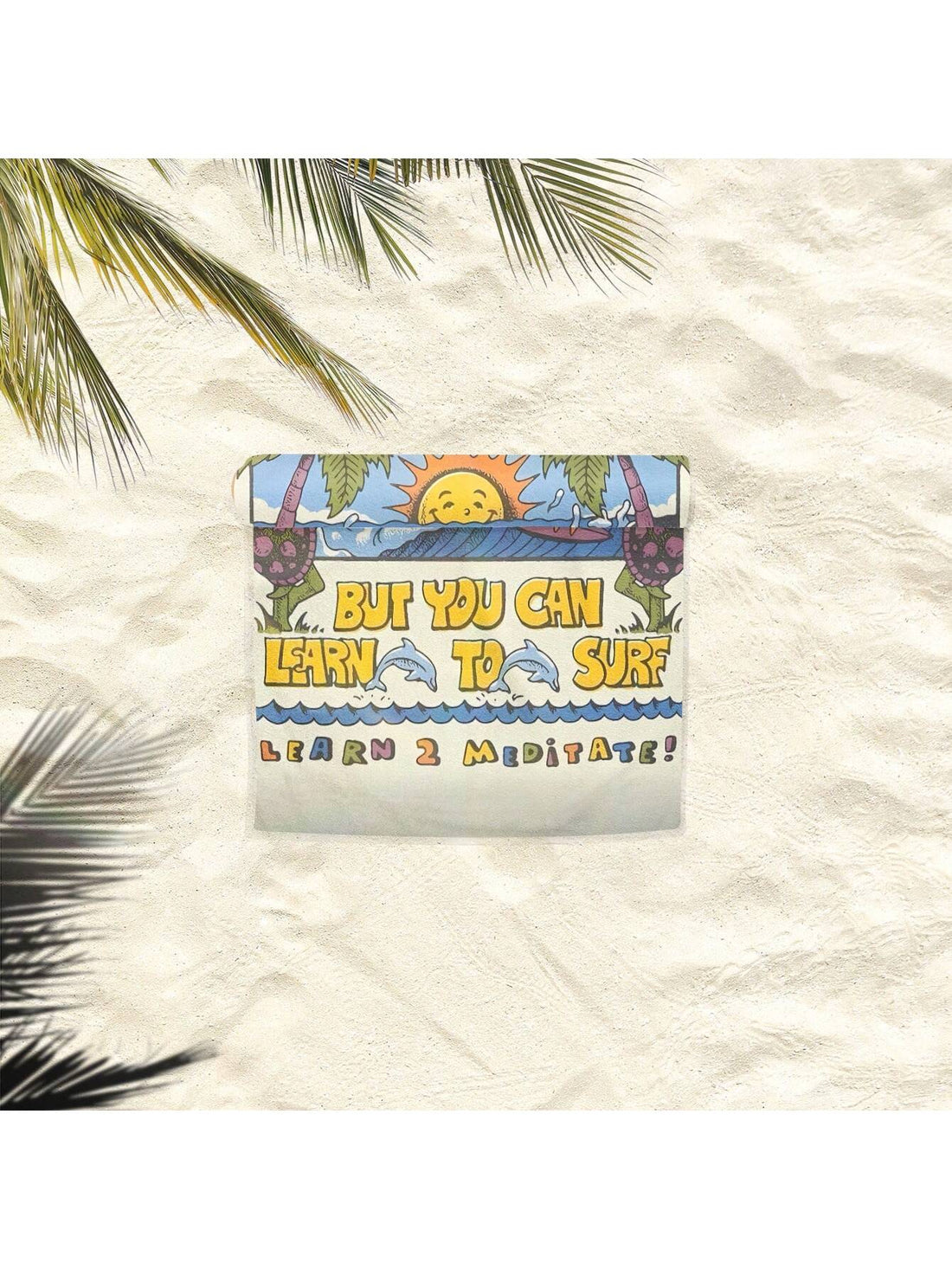 Our Cartoon Surfing Pattern <a href="https://canaryhouze.com/collections/towels" target="_blank" rel="noopener">Beach Towel</a> is the perfect companion for a day at the beach. With its fun and colorful design, you'll stand out from the crowd. Made of soft and absorbent material, it will keep you dry and comfortable. Get ready to surf into summer with our beach towel!